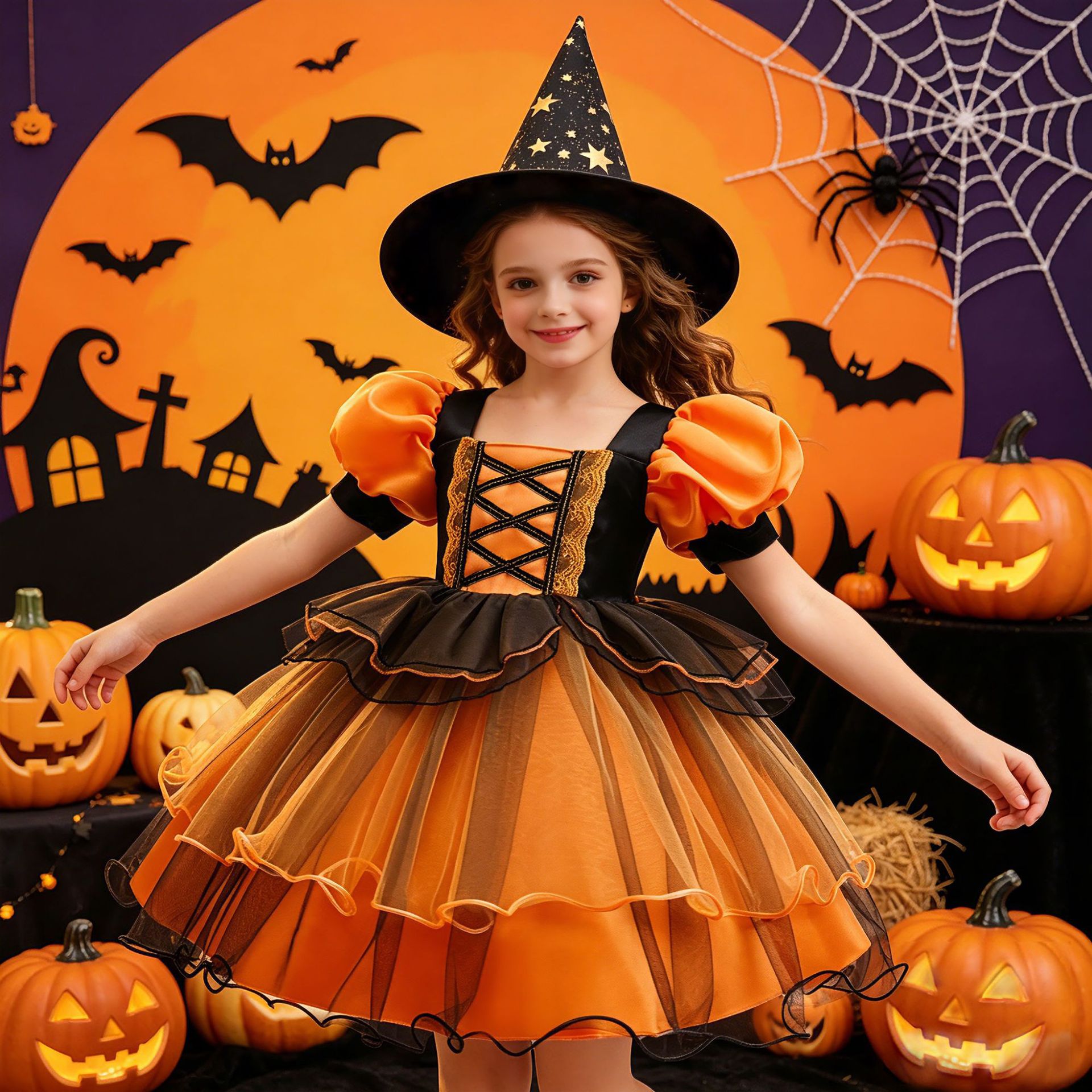 Baby Tutu Skirt - Disfraz de Bruja de Halloween para