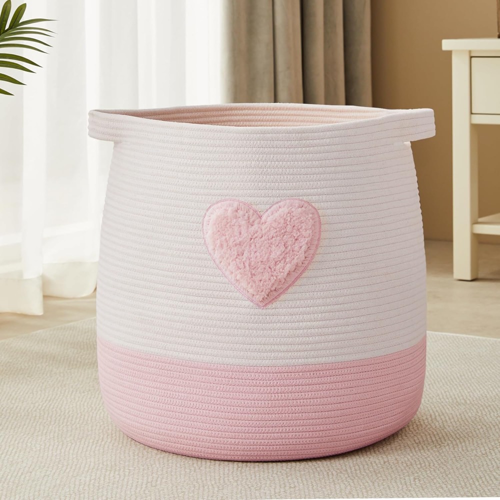 Baby Clothing Hamper - Cesto para la colada rosa para