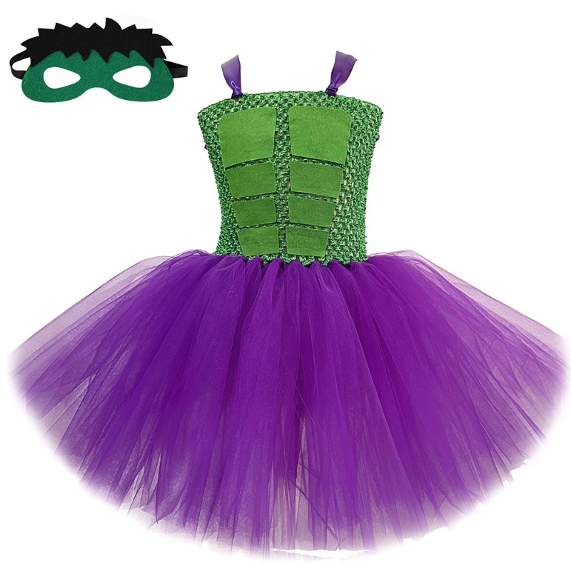 Baby Tutu Skirt - Disfraz de superhéroe Hulk para niñas,