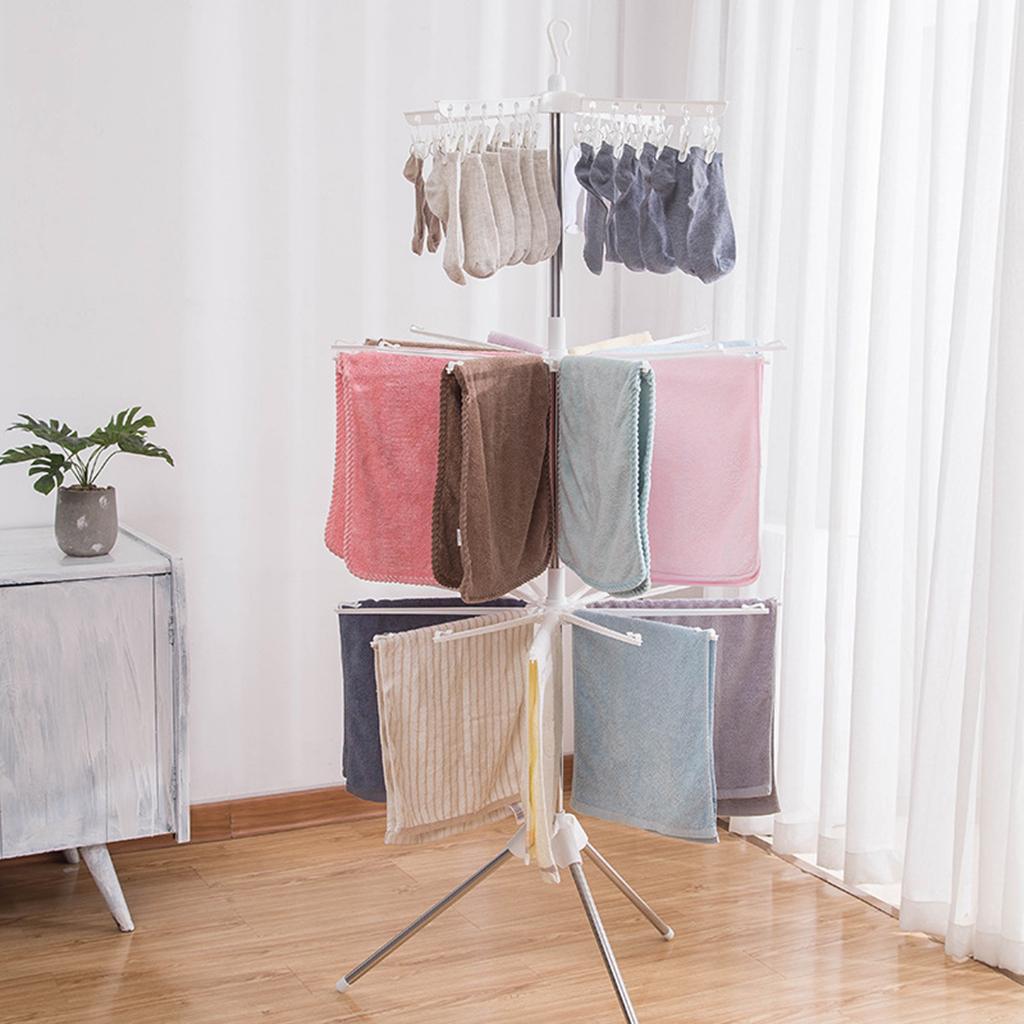 Tendedero plegable de 3 nivele - Baby Clothing Drying Rack reseña y precio