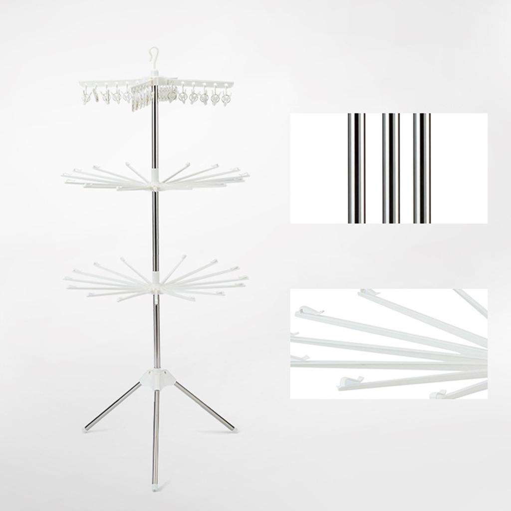 Tendedero plegable de 3 nivele - Baby Clothing Drying Rack reseña y precio