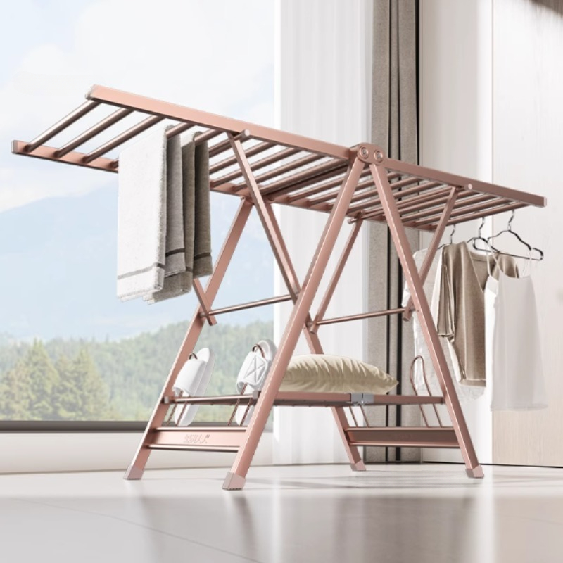Colgador plegable para las cua - Baby Clothing Drying Rack reseña y precio