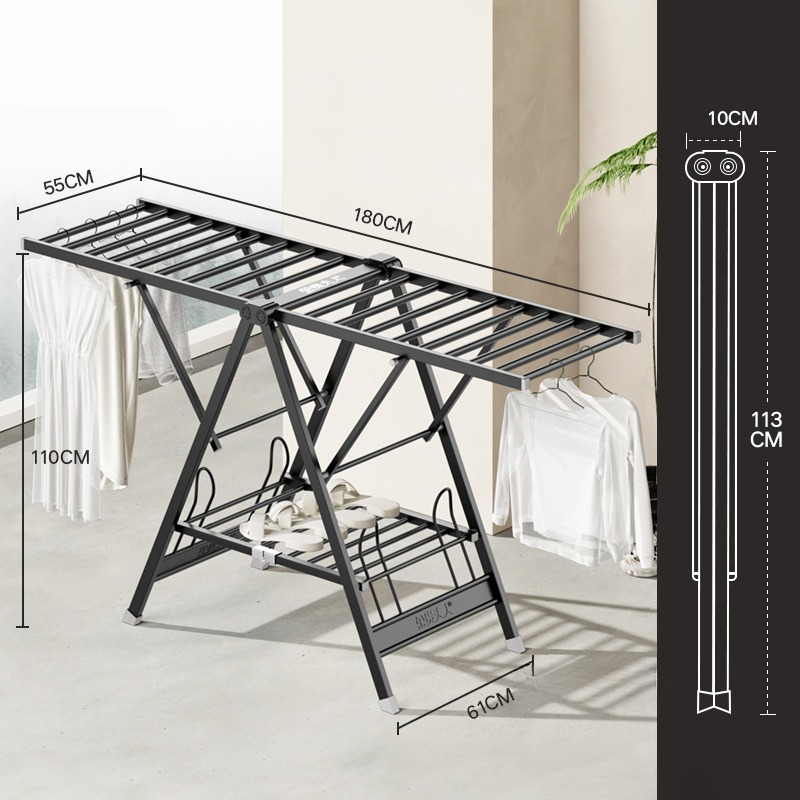 Colgador plegable para las cua - Baby Clothing Drying Rack reseña y precio