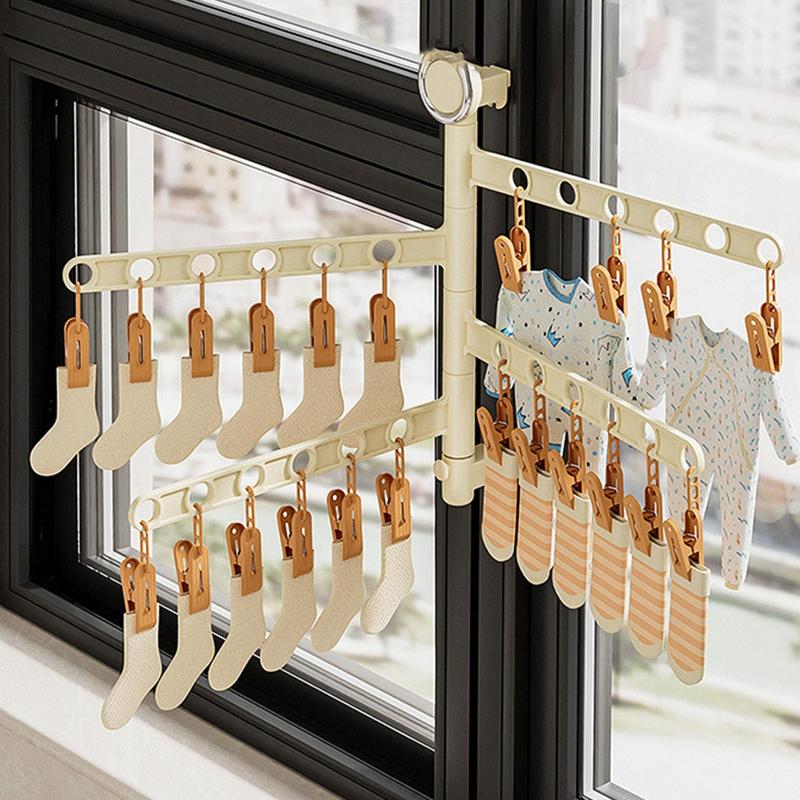Tendedero de ropa giratorio pa - Baby Clothing Drying Rack reseña y precio
