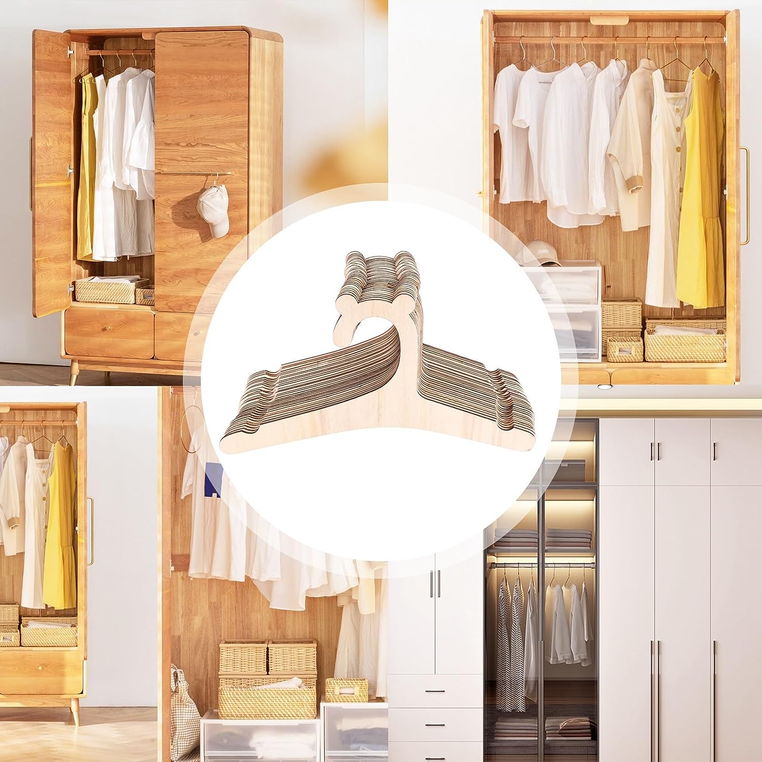 Perchero de madera para ropa d - Baby Clothing Drying Rack reseña y precio