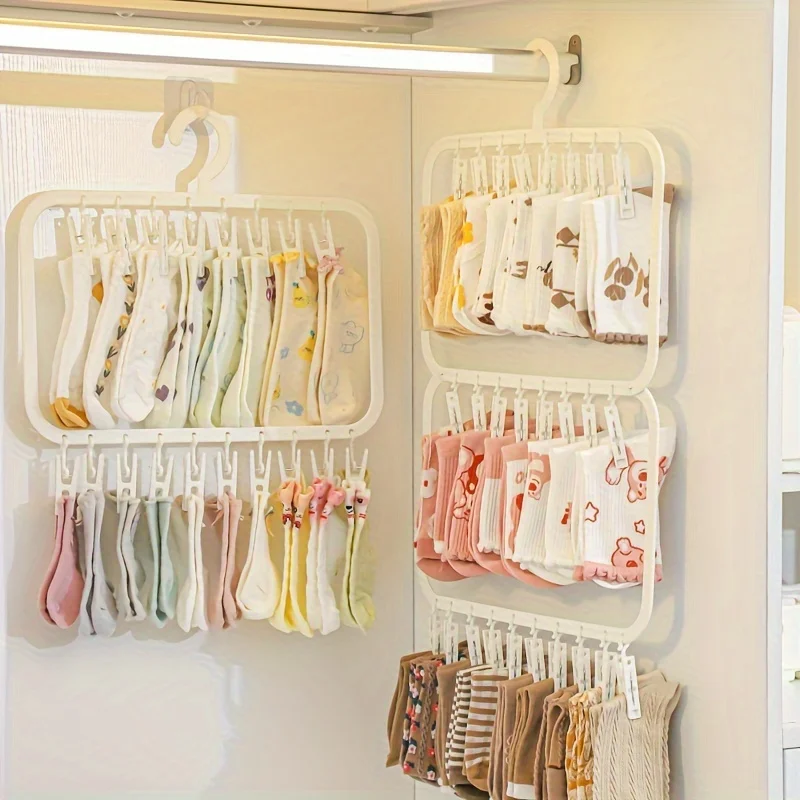 Colgador de bebé con múltiples - Baby Clothing Drying Rack reseña y precio
