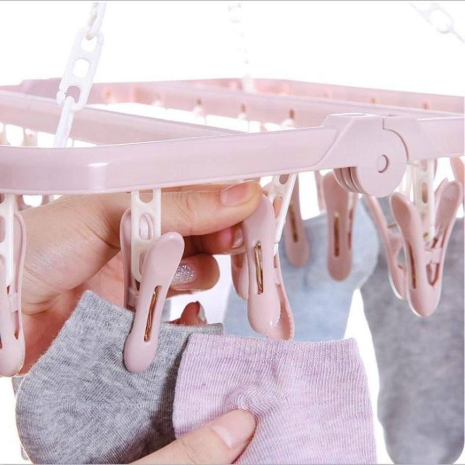 1 Pcs 32 Clips Ropa plegable P - Baby Clothing Drying Rack reseña y precio