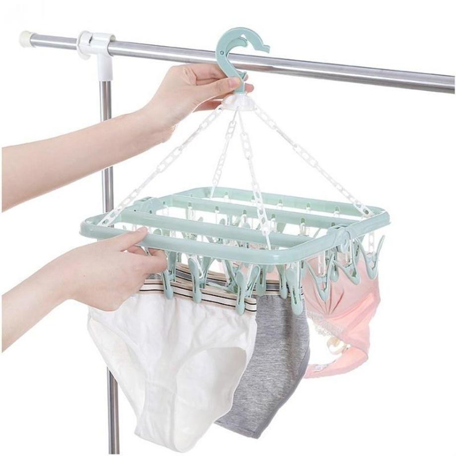 1 Pcs 32 Clips Ropa plegable P - Baby Clothing Drying Rack reseña y precio
