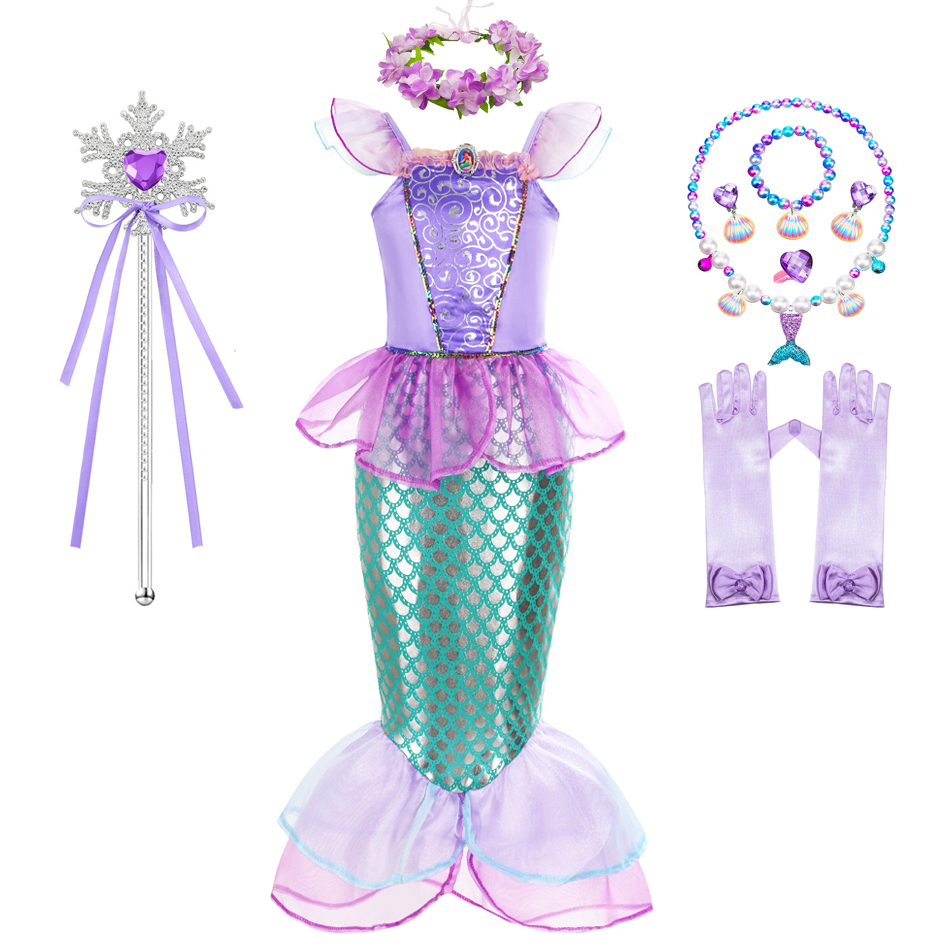 Disfraz de sirena para niñas,  - Baby Clothing Sizes reseña y precio