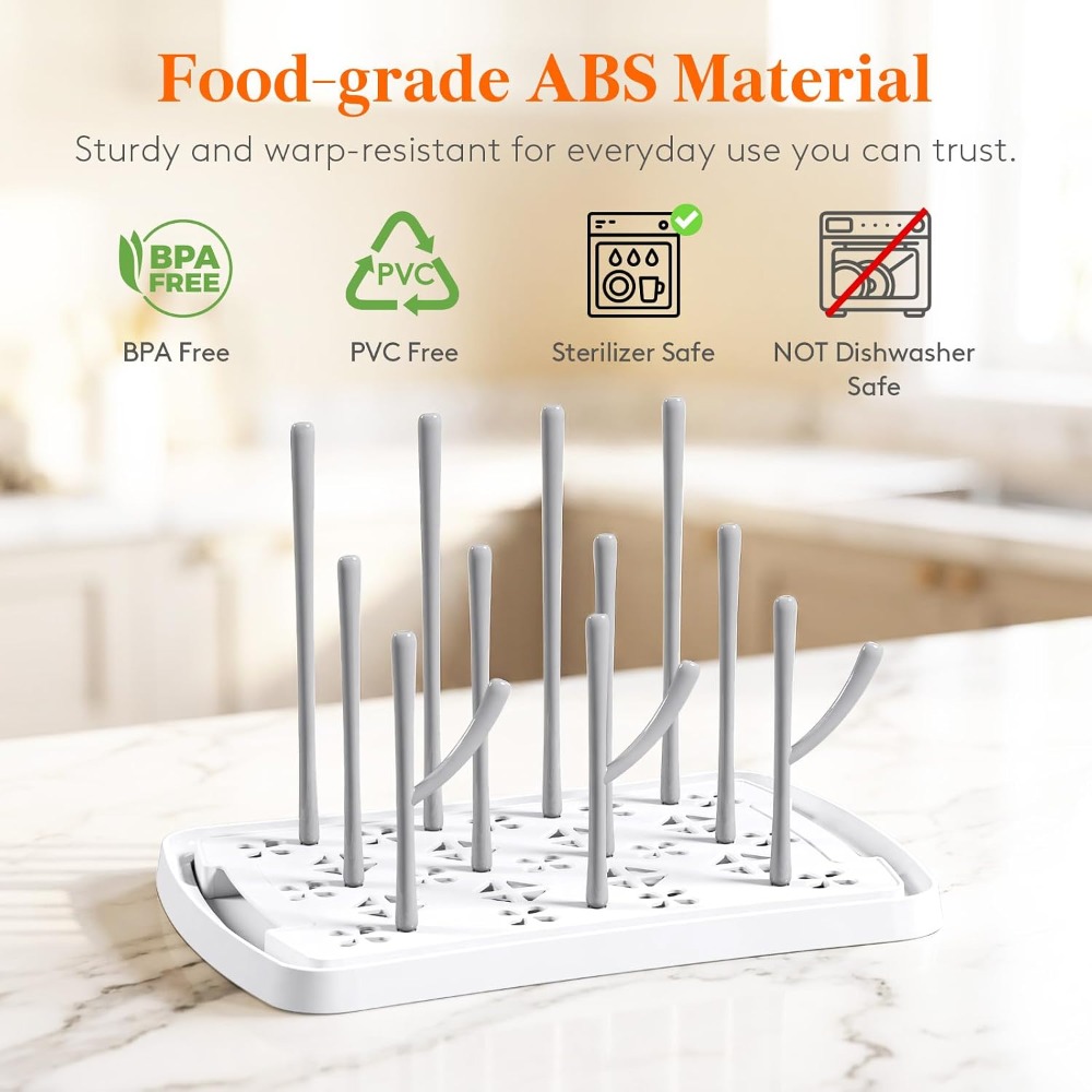 Estante de secado de biberones - Baby Clothing Drying Rack reseña y precio
