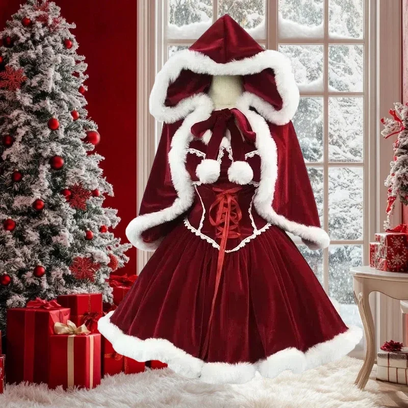 Vestido rojo de Año Nuevo, cap - Baby Clothing Sizes reseña y precio