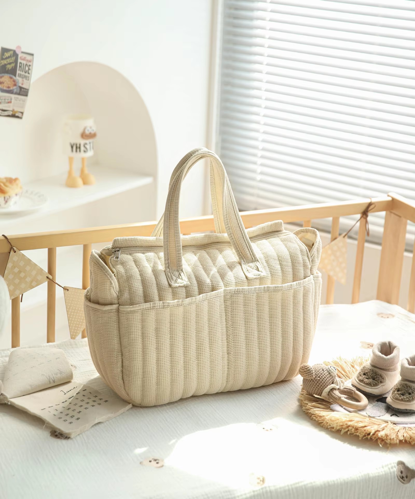 Bolsa de pañales para bebé a l - Baby Clothing Hamper reseña y precio